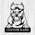 Personalized American Bully Metal Sign, Dog Owner Wall Art, Memorial Gift