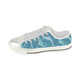High & Low Top Blue Dolpins Canvas Shoes - Freedom Look