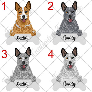 Personalized Blue Heeler Dog Mom Dad Mug, Funny Dog Owner Gift
