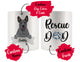 Personalized Blue Heeler Dog Rescue Mom Dad Mug, Best Dog Owner Gift