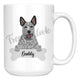 Personalized Blue Heeler Dog Mom Dad Mug, Funny Dog Owner Gift