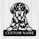 Personalized Bluetick Coonhound Metal Sign, Dog Owner Wall Art, Memorial Gift
