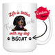 Personalized Bluetick Coonhound Dog Mom Dad Mug, Custom Dog's Name Gift