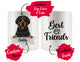 Personalized Bluetick Coonhound Dog Rescue Mom Dad Mug, Best Dog Owner Gift