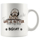 Personalized Bobtail Dog Mom Dad Mug, Custom Dog's Name Gift