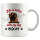 Personalized Boerboel Dog Mom Dad Mug, Custom Dog's Name Gift