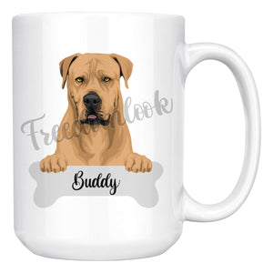 Personalized Boerboel Dog Mom Dad Mug, Funny Dog Owner Gift