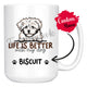 Personalized Bolonka Zwetna Dog Mom Dad Mug, Custom Dog's Name Gift