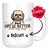 Personalized Bolonka Zwetna Dog Mom Dad Mug, Custom Dog's Name Gift