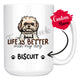 Personalized Bolonka Zwetna Dog Mom Dad Mug, Custom Dog's Name Gift