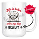 Personalized Bolonka Zwetna Dog Mom Dad Mug, Custom Dog's Name Gift
