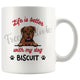 Personalized Great Dane Dog Mom Dad Mug, Custom Dog's Name Gift