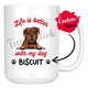Personalized Great Dane Dog Mom Dad Mug, Custom Dog's Name Gift