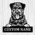 Personalized Border Terrier Metal Sign, Dog Owner Wall Art, Memorial Gift