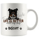 Personalized Border Collie Dog Mom Dad Mug, Custom Dog's Name Gift