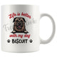 Personalized Border Terrier Dog Mom Dad Mug, Custom Dog's Name Gift