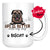 Personalized Border Terrier Dog Mom Dad Mug, Custom Dog's Name Gift