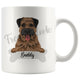 Personalized Border Terrier Dog Mom Dad Mug, Funny Dog Owner Gift
