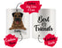 Personalized Border Terrier Dog Rescue Mom Dad Mug, Best Dog Owner Gift