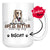Personalized Borzoi Dog Mom Dad Mug, Custom Dog's Name Gift