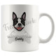 Personalized Boston Terrier Dog Mom Dad Mug, Funny Dog Owner Gift