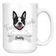 Personalized Boston Terrier Dog Mom Dad Mug, Funny Dog Owner Gift