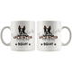 Personalized Boston Terrier Dog Mom Dad Mug, Custom Dog's Name Gift