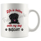 Personalized Bouvier des Flanders Dog Mom Dad Mug, Custom Dog's Name Gift