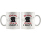 Personalized Bouvier des Flanders Dog Mom Dad Mug, Custom Dog's Name Gift
