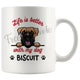 Personalized Boxer Dog Mom Dad Mug, Custom Dog's Name Gift