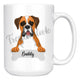 Personalized Boxer Dog Mom Dad Mug, Funny Dog Owner Gift