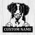 Personalized Brittany Metal Sign, Dog Owner Wall Art, Memorial Gift