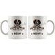 Personalized Brittany Dog Mom Dad Mug, Custom Dog's Name Gift