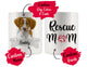 Personalized Brittany Dog Rescue Mom Dad Mug, Best Dog Owner Gift