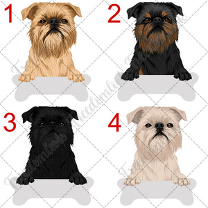 Personalized Brussels Griffon Dog Rescue Mom Dad Mug, Best Dog Owner Gift