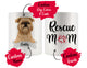 Personalized Brussels Griffon Dog Rescue Mom Dad Mug, Best Dog Owner Gift