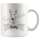 Personalized Bull Terrier Dog Mom Dad Mug, Funny Dog Owner Gift