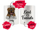 Personalized Bulldog Dog Rescue Mom Dad Mug, Best Dog Owner Gift