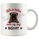 Personalized Bullmastiff Dog Mom Dad Mug, Custom Dog's Name Gift