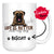 Personalized Bullmastiff Dog Mom Dad Mug, Custom Dog's Name Gift