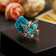 Butterfly & Flower Adjustable Ring For Elegant Woman (Spring 2018) - Freedom Look