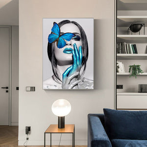 Butterfly Canvas Painting For Living Room - Freedom Look