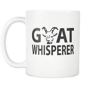 Goat Whisperer Coffee Mug - Goat Owner Gifts - I Like Goats - Great Goat Gift (11 oz) - Freedom Look
