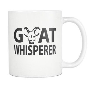 Goat Whisperer Coffee Mug - Goat Owner Gifts - I Like Goats - Great Goat Gift (11 oz) - Freedom Look
