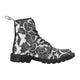 Black Butterfly Canvas Women's Boots - Freedom Look