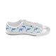 High & Low Top Blue Dolpins Canvas Shoes - Freedom Look