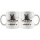 Personalized Caim Terrier Dog Mom Dad Mug, Custom Dog's Name Gift