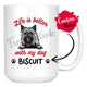Personalized Caim Terrier Dog Mom Dad Mug, Custom Dog's Name Gift