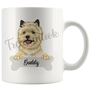 Personalized Cairn Terrier Dog Mom Dad Mug, Funny Dog Owner Gift