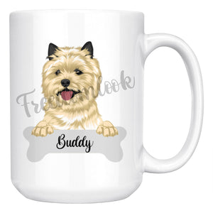 Personalized Cairn Terrier Dog Mom Dad Mug, Funny Dog Owner Gift